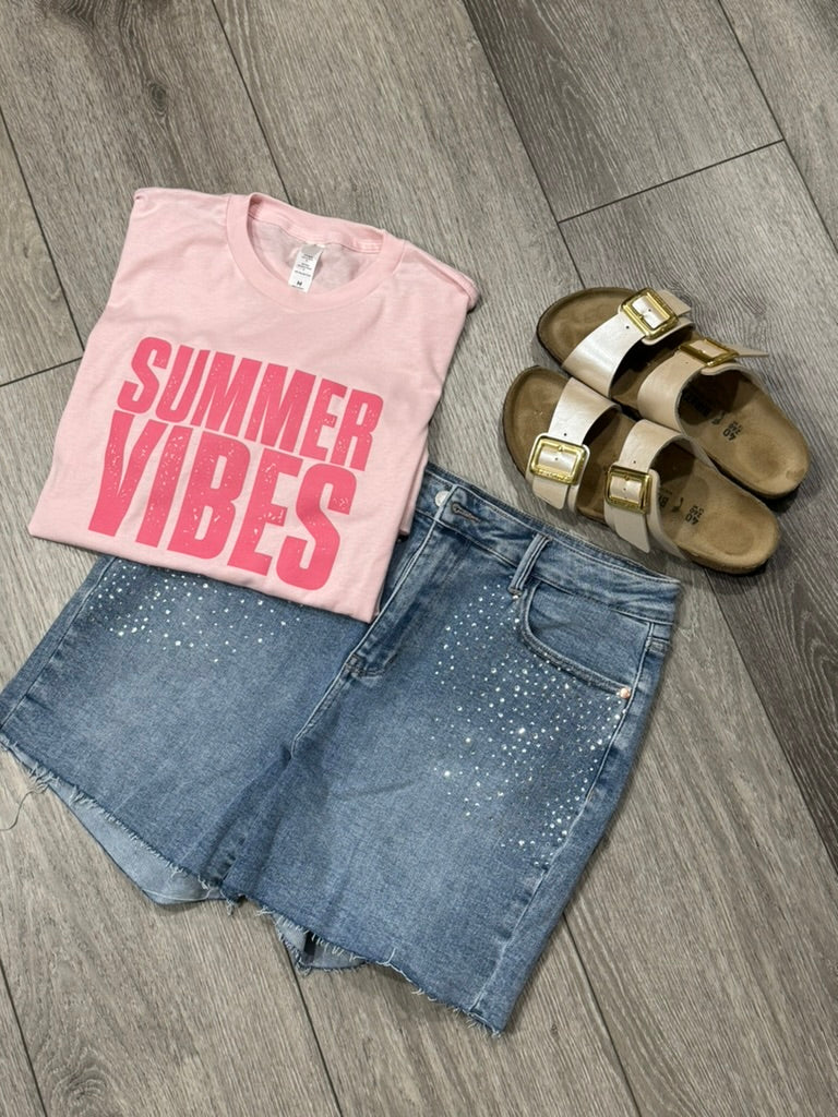 Pink Summer Vibes T Shirt