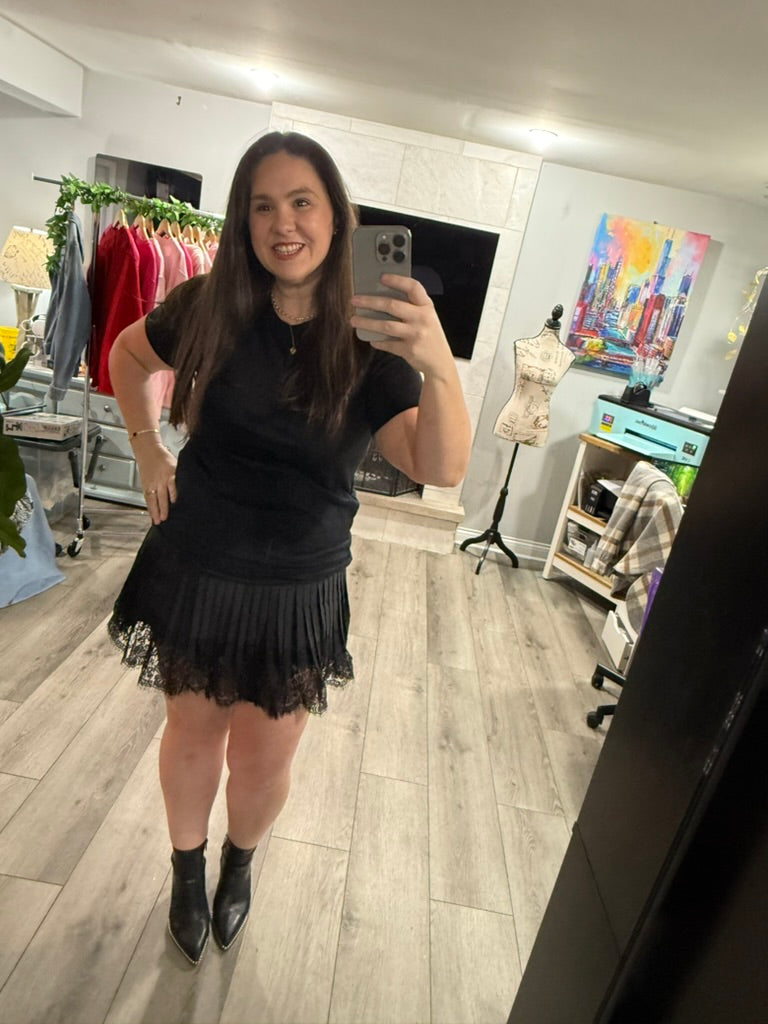 VIVIANE LACE SLIP SKIRT