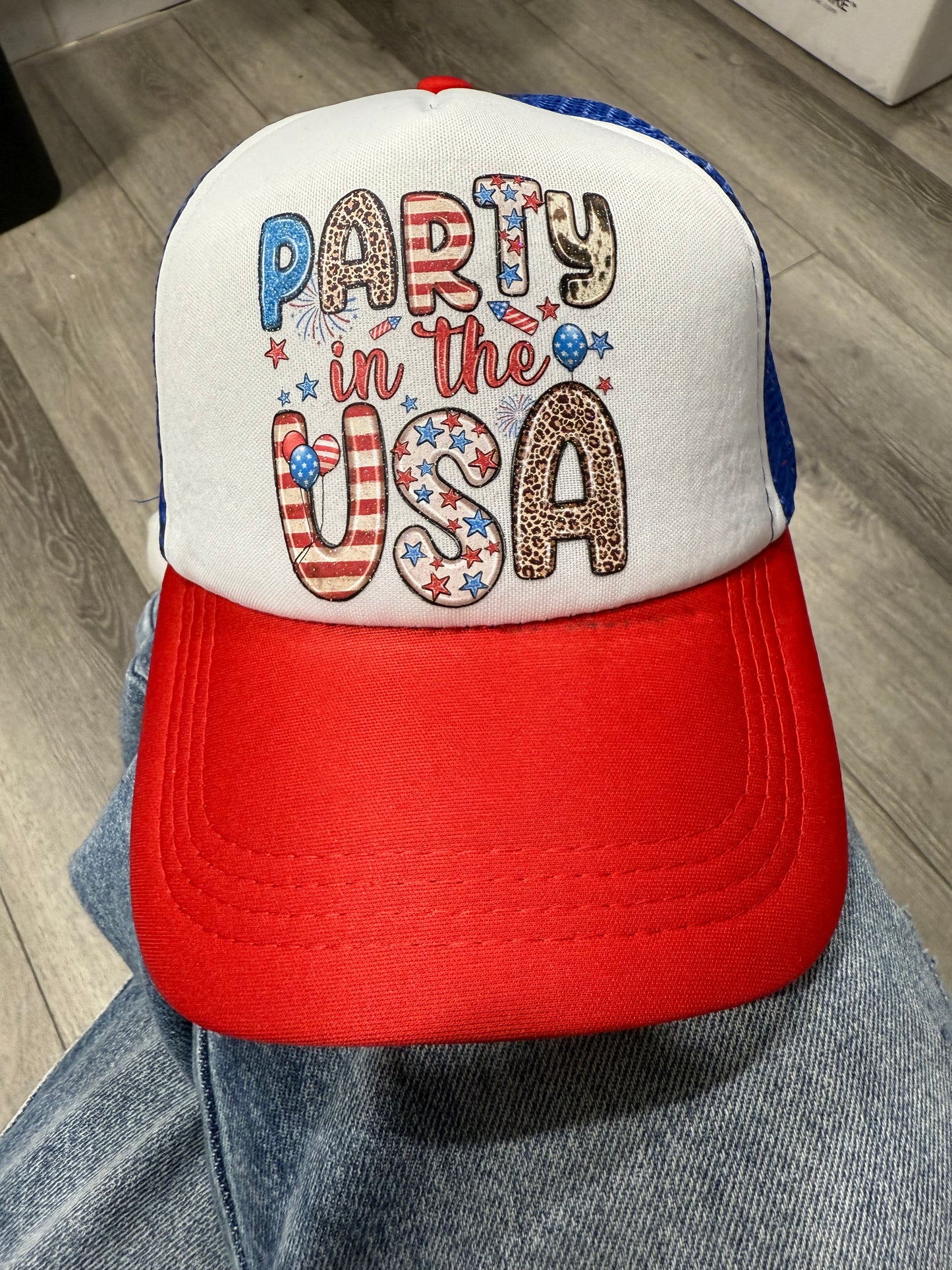 Party in the USA Trucker Hat