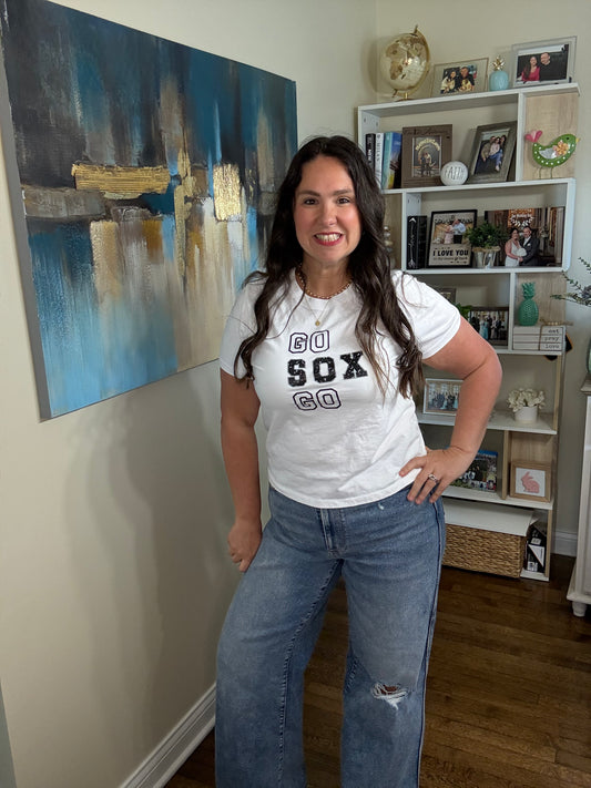 Go Sox Go Cropped Tee