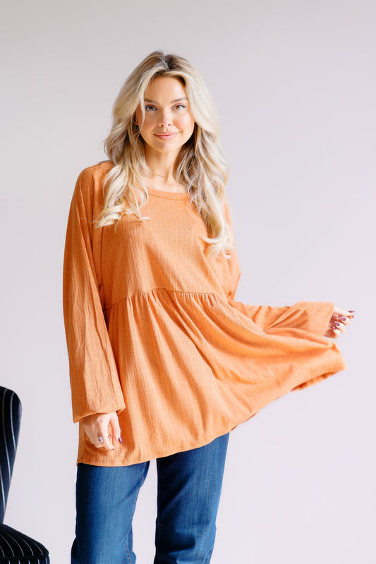 Pumpkin Charm Peplum