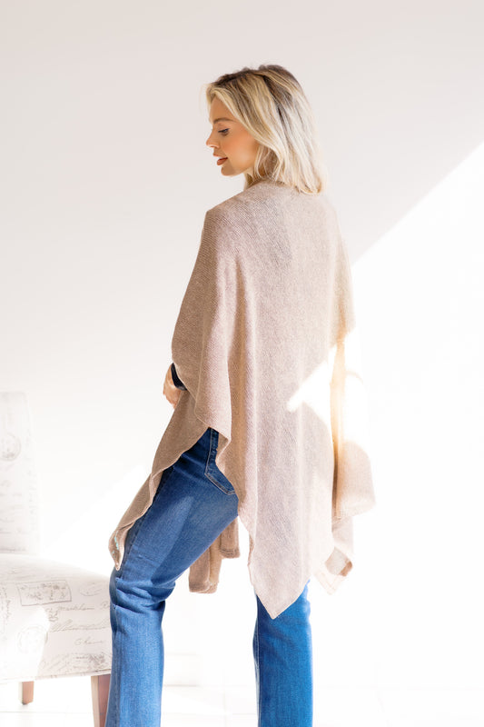 Latte Luxe Poncho