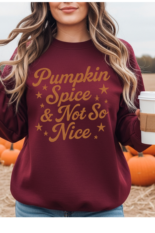 Pumpkin Spice & Not So Nice Sweatshirt