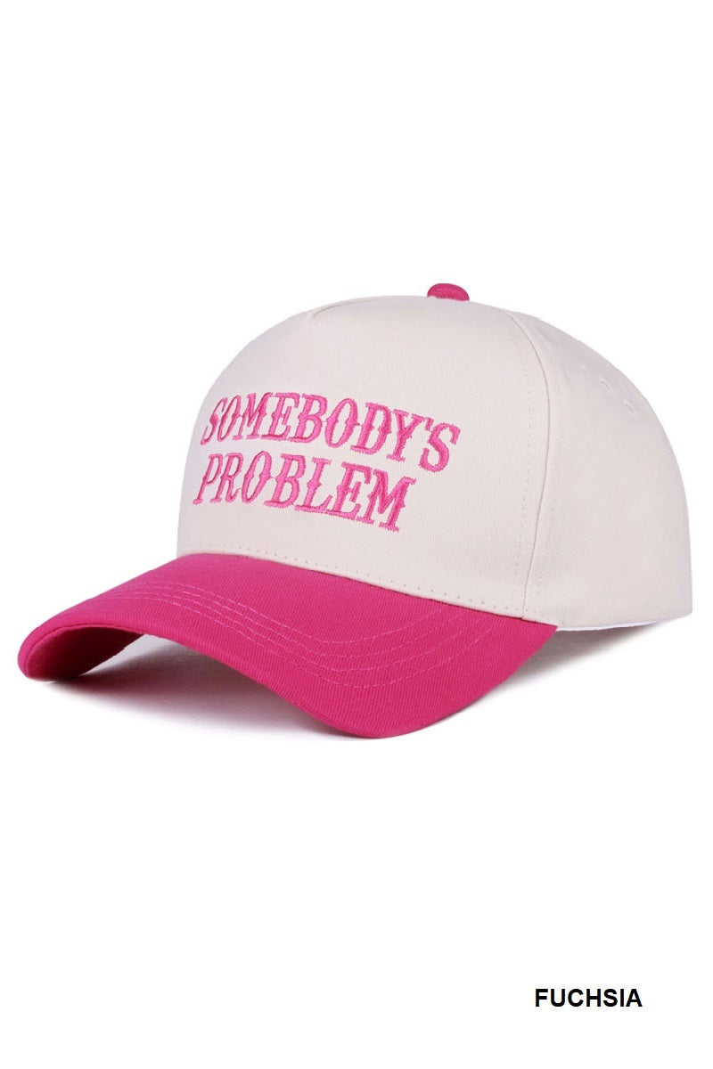 Somebody's Problem cotton cap