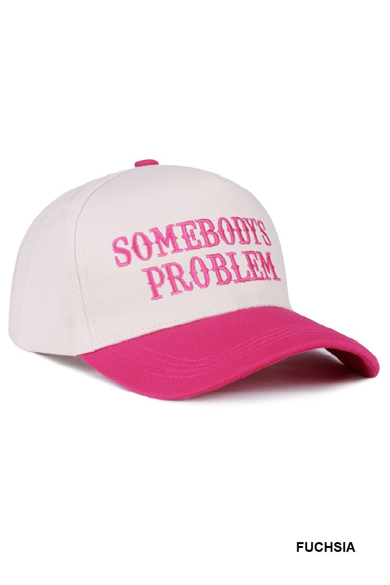 Somebody's Problem cotton cap