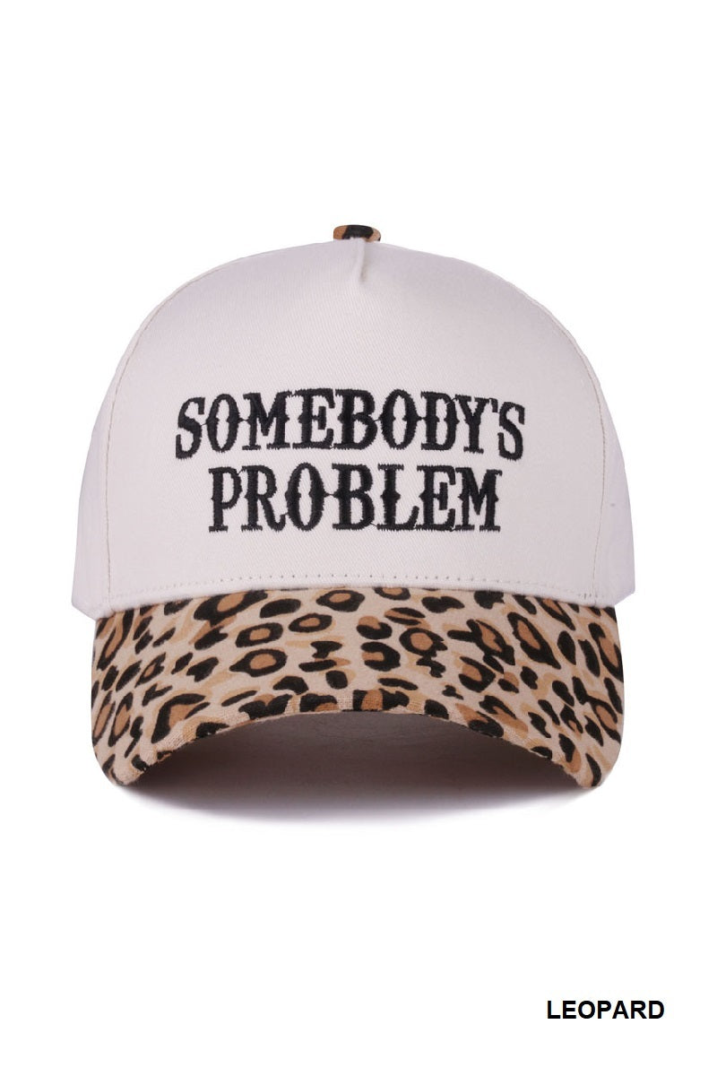 Somebody's Problem cotton cap