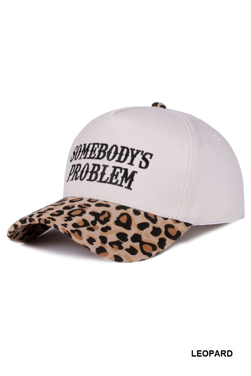 Somebody's Problem cotton cap