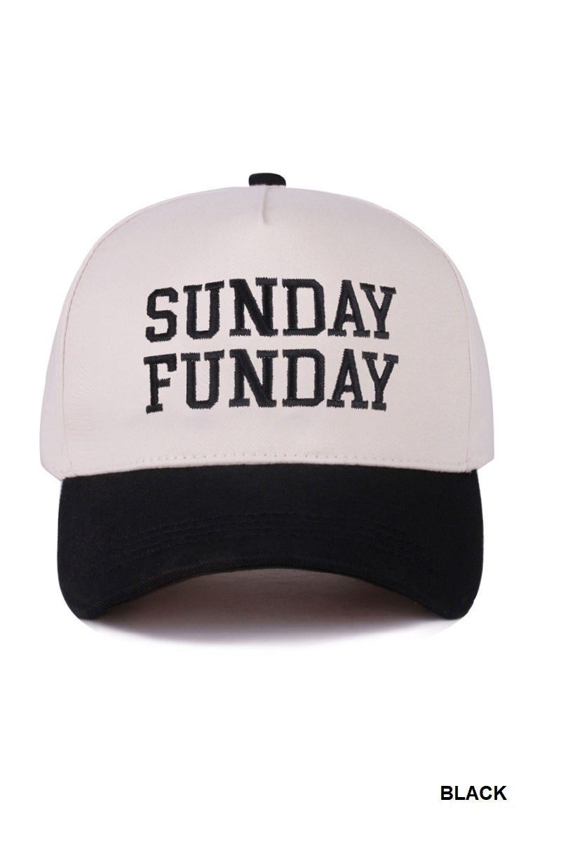 Sunday funday two tone cap | Zenana