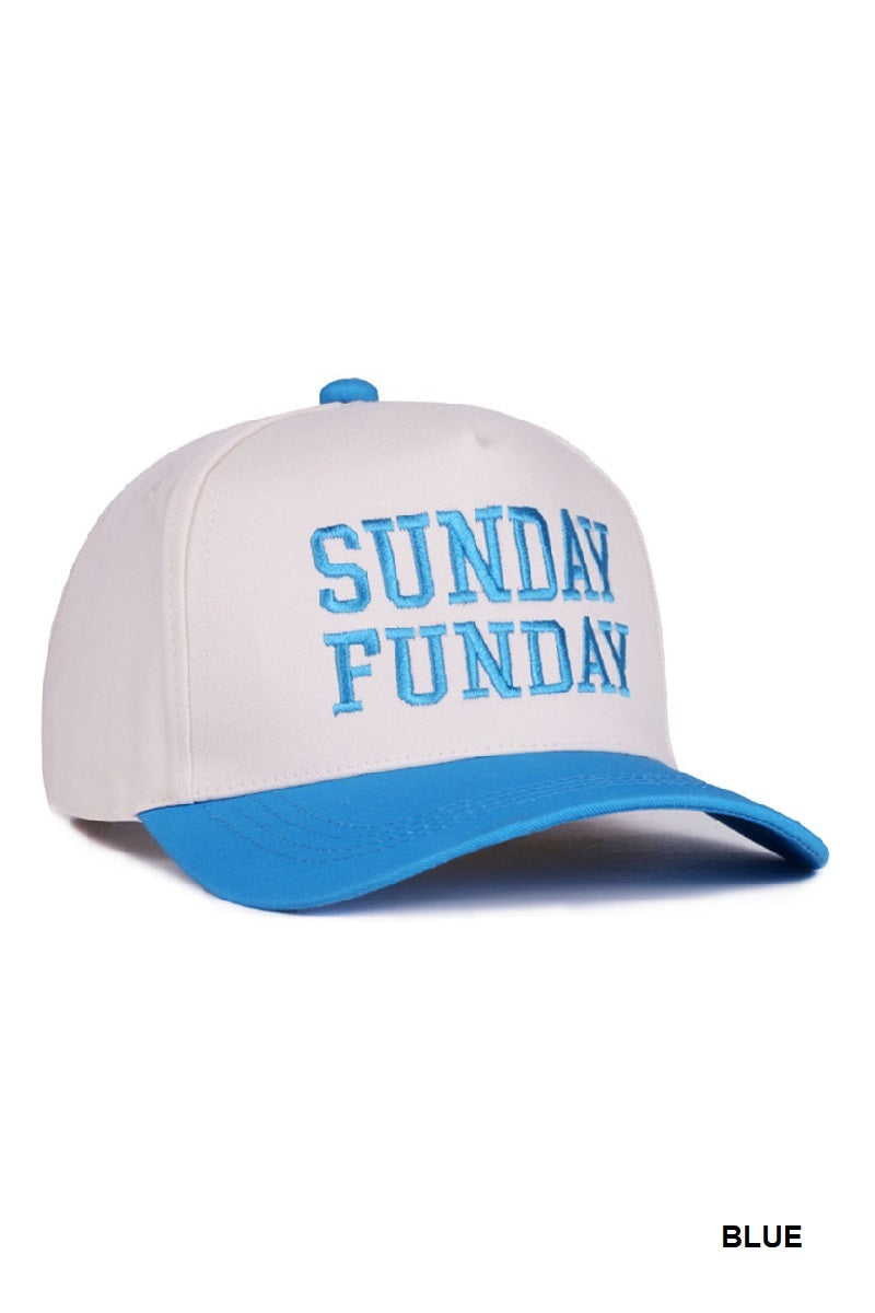 Sunday funday two tone cap | Zenana