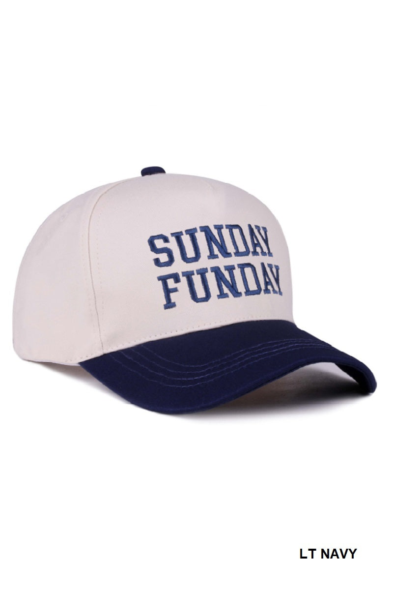 Sunday funday two tone cap | Zenana