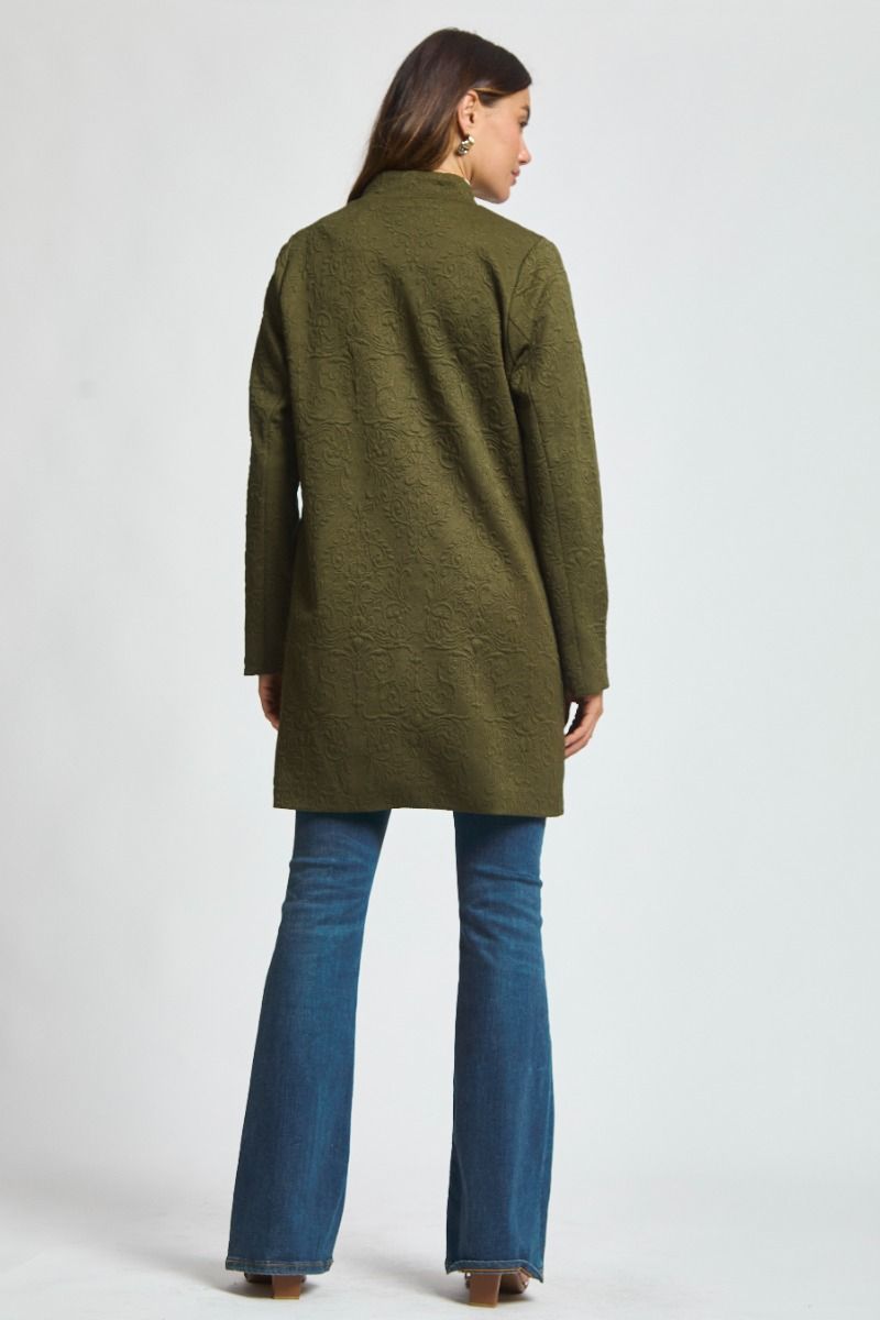 Dear Scarlett AMARA jacquard midi coat