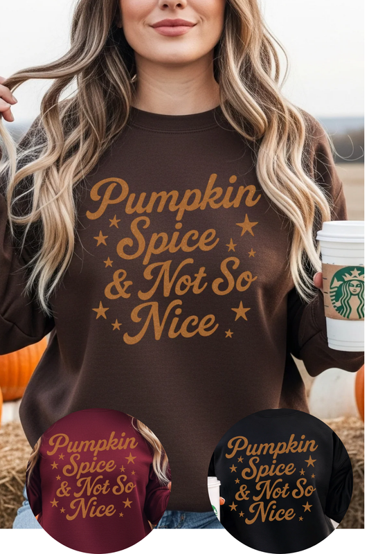 Pumpkin Spice & Not So Nice Sweatshirt