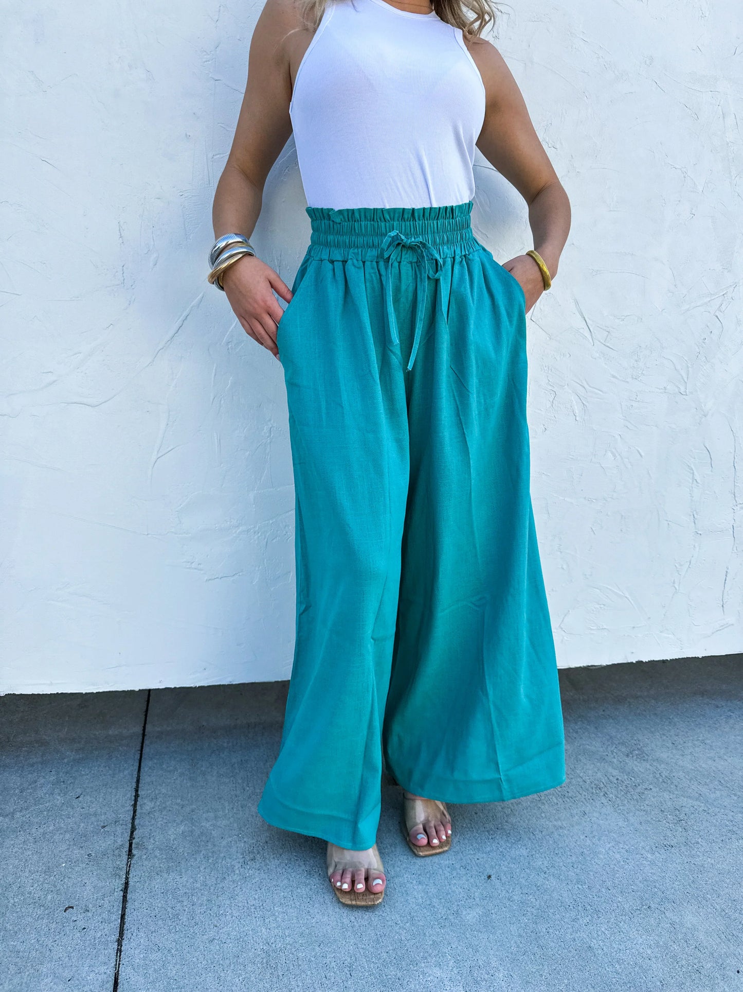 PREORDER: Johanna Linen Pants in Three Colors MadreForte LLC