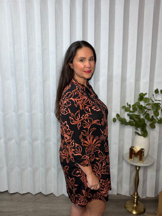 Dear Scarlett Midnight Botanical Lizzy Dress