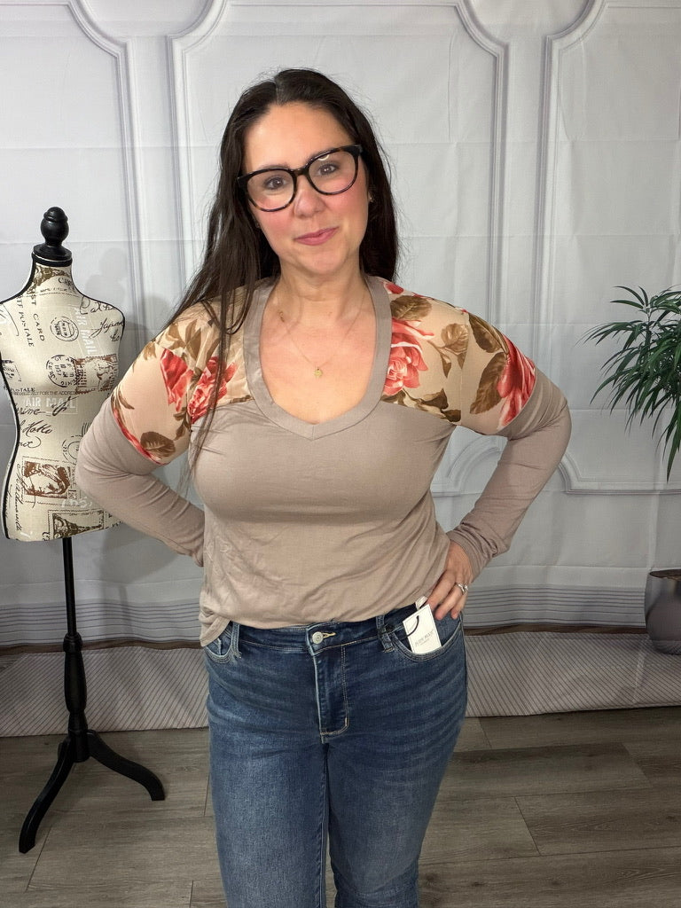 Blush Over Ash Long Sleeve