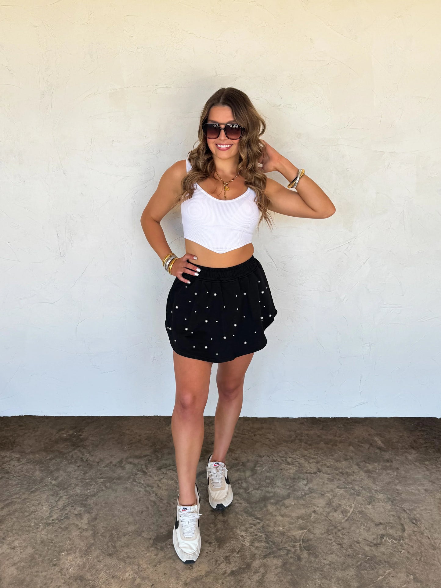 PREORDER: Pretty In Pearls Skort in Four Colors MadreForte LLC