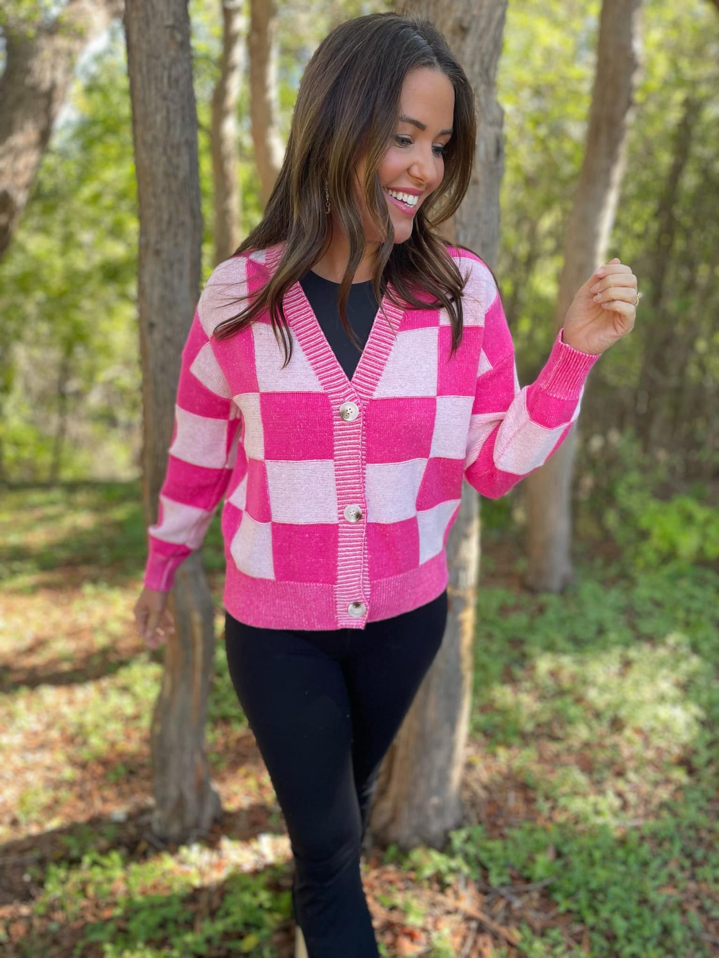 PREORDER: All My Life Checkered Cardigan in Three Colors MadreForte LLC