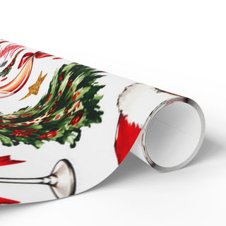 Merry & Unhinged Christmas Wrapping Paper | Funny Holiday Gift Wrap