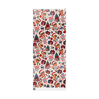 Patriotic Funny Trump Christmas Wrapping Paper