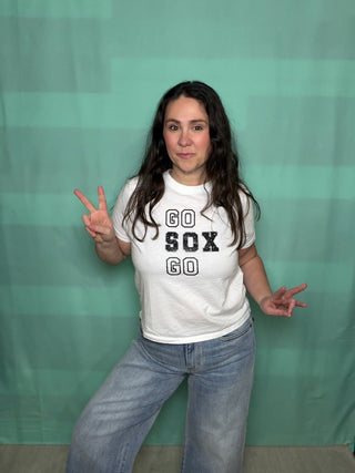 Go Sox Go Cropped Tee