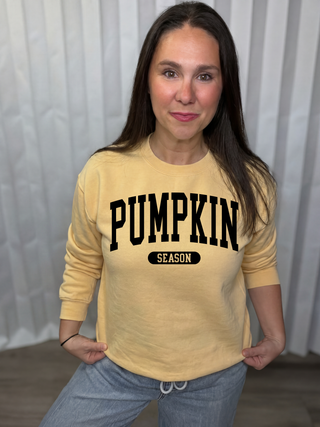 Varsity Pumpkin Season Sweatshirt
