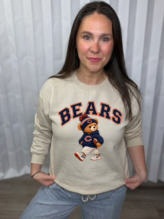 Bears Football Teddy Graphic sweatshirt