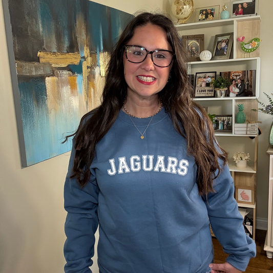 Jaguars Bold White Sweatshirt