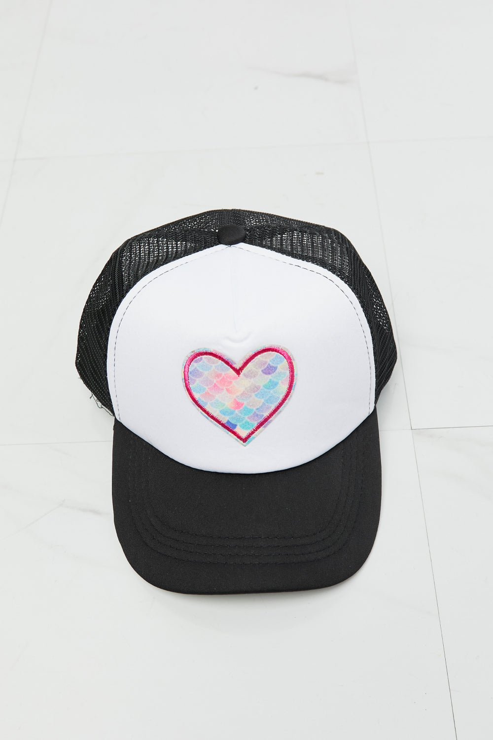 Fame Falling For You Trucker Hat in Black MadreForte LLC