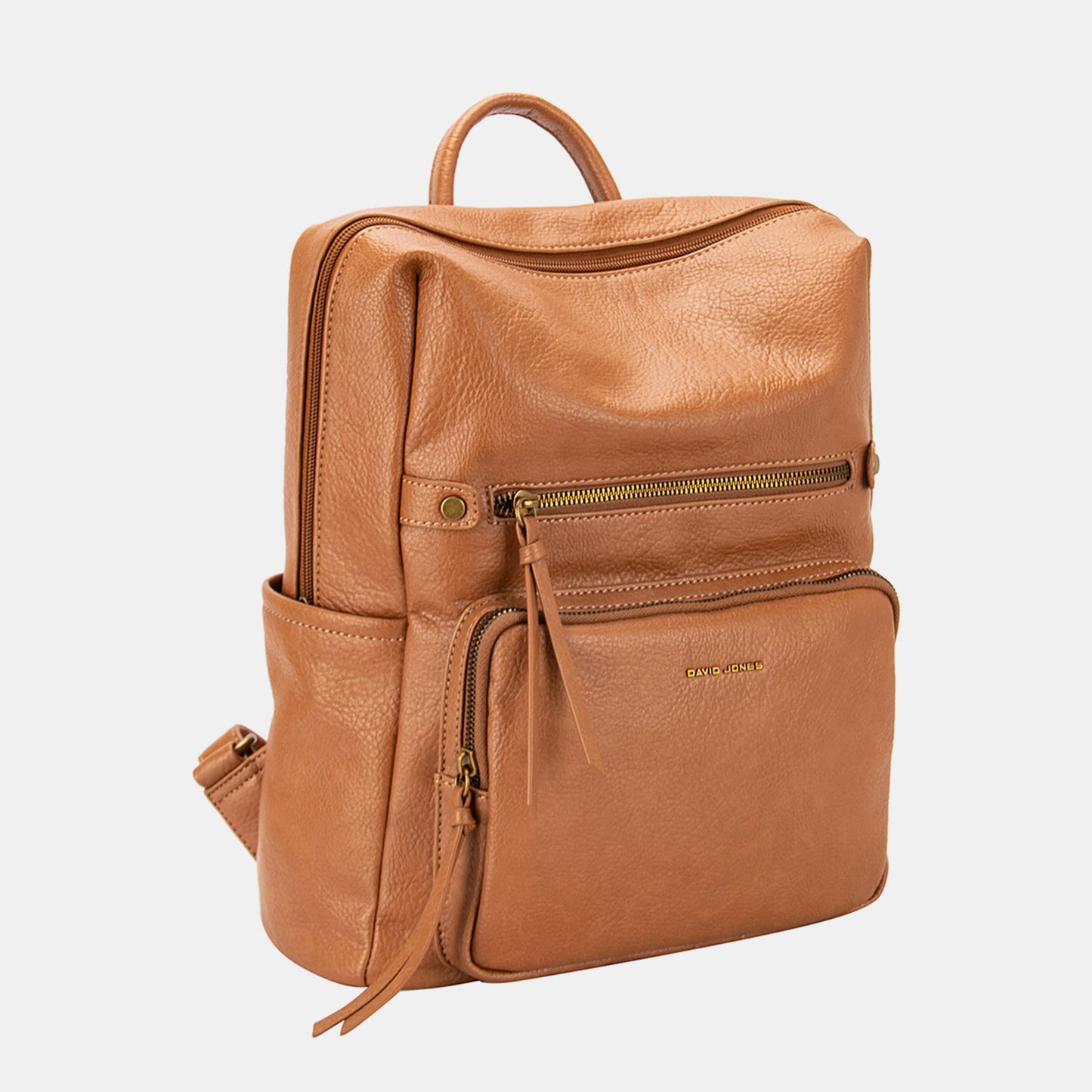 David Jones PU Leather Backpack Bag MadreForte LLC