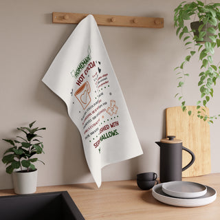 Homemade Hot Cocoa Recipe Tea Towel