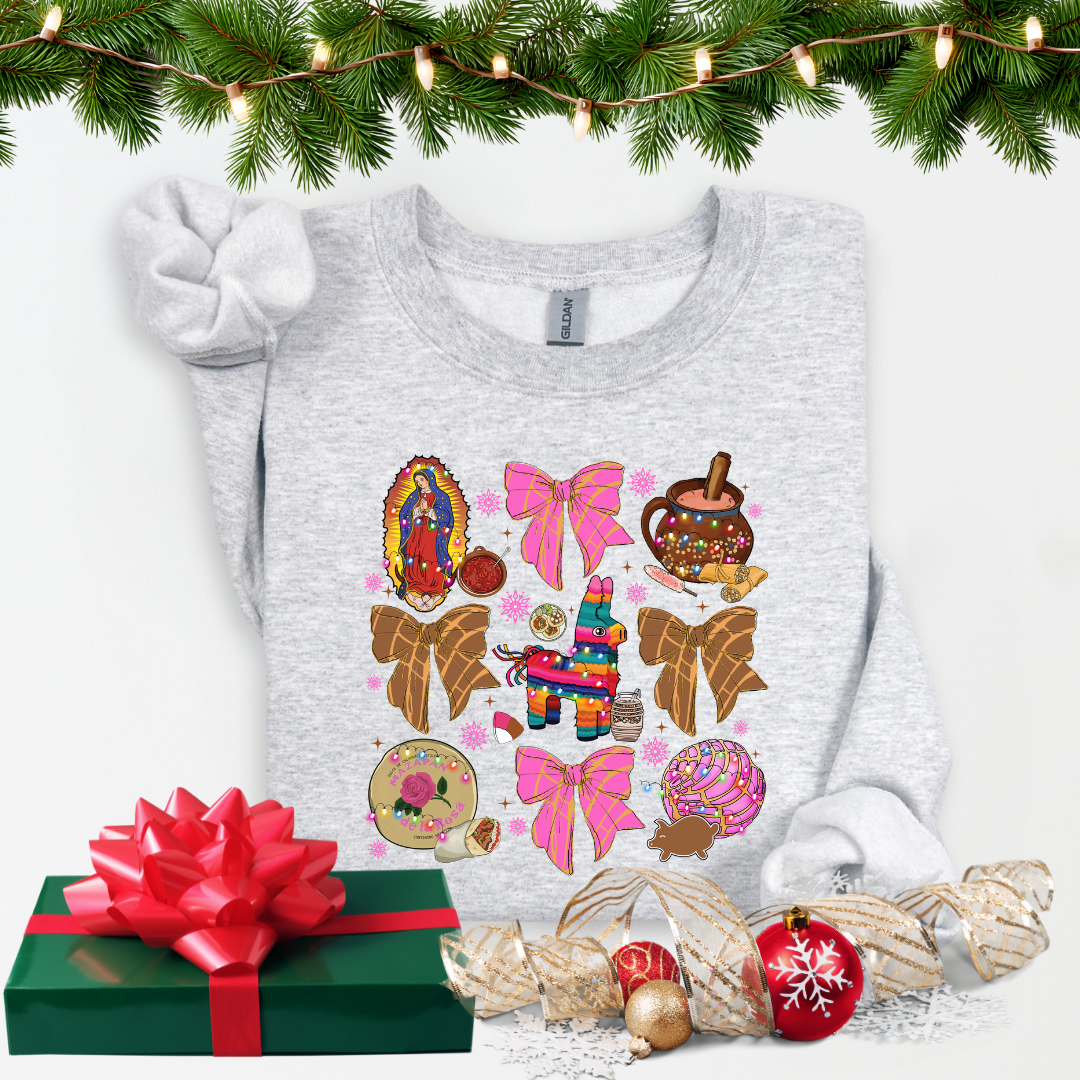 Coquette Latina Christmas  Sweatshirt