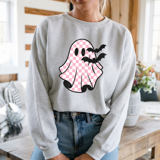 Checkered Ghost Sweatshirt