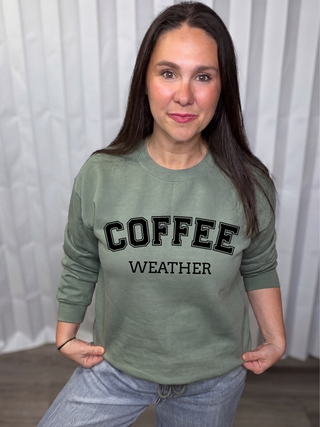 Coffee Weather Crewneck Sweatshirt