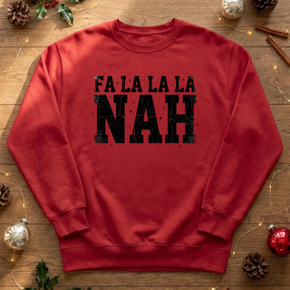 Fa La La La Nah Graphic Crew Sweatshirt
