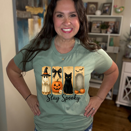 BrushStroke Stay Spooky  Tee