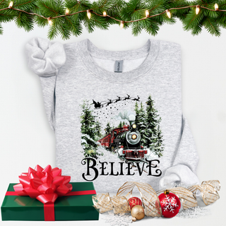 Believe Graphic  Sweatshirt