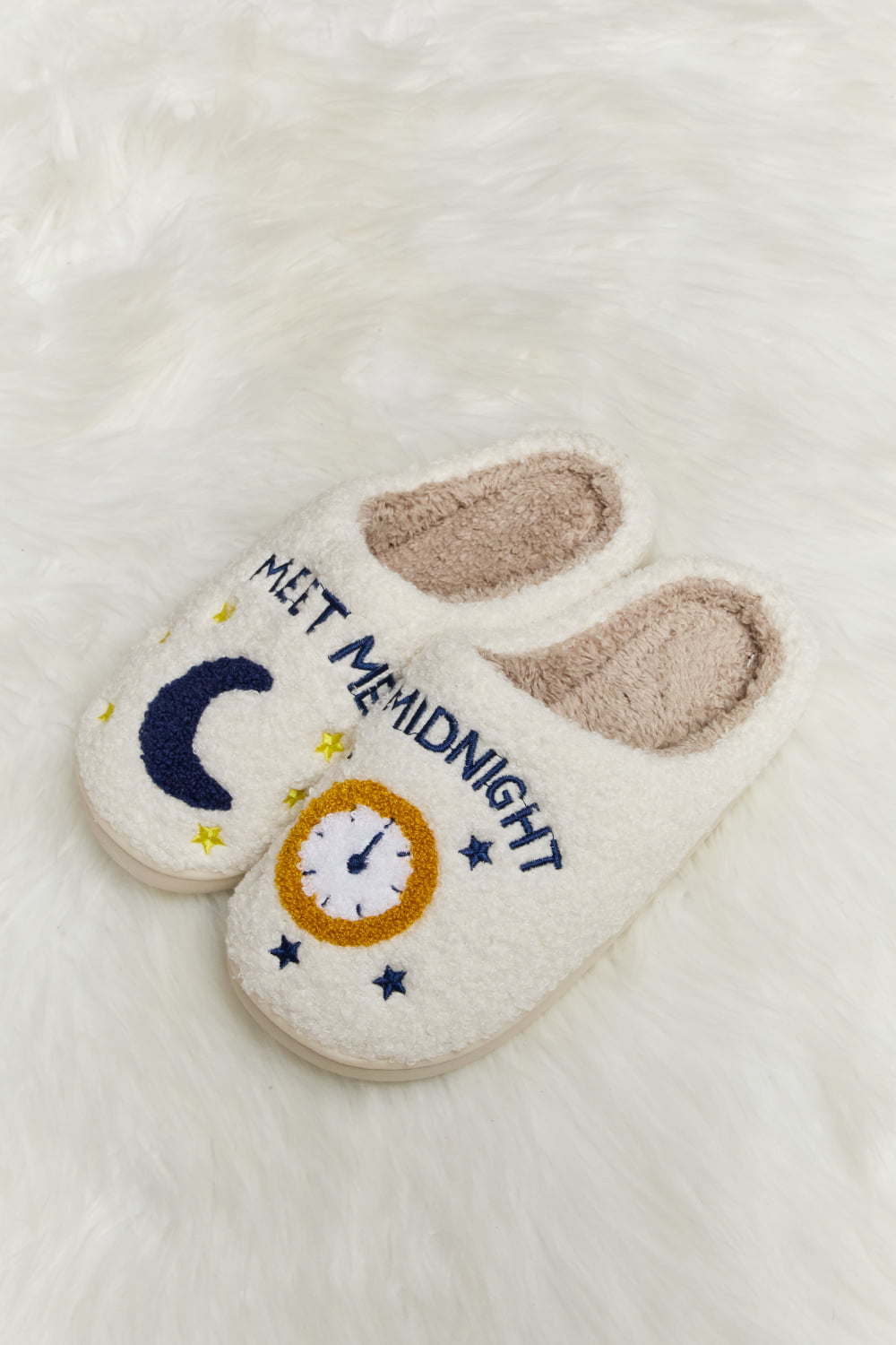 Melody Printed Plush Slide Slippers MadreForte LLC