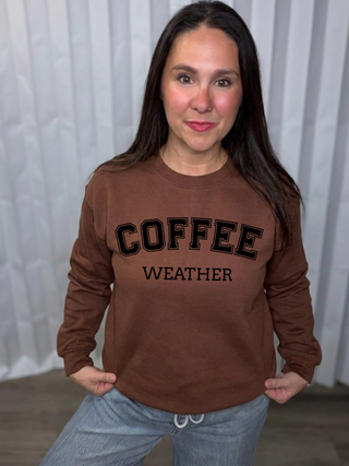 Coffee Weather Crewneck Sweatshirt