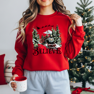 Believe Graphic  Sweatshirt