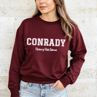 Conrady Hickory HIlls Bold White Sweatshirt