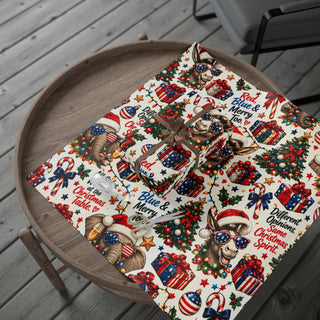 Bipartisan Christmas Wrapping Paper