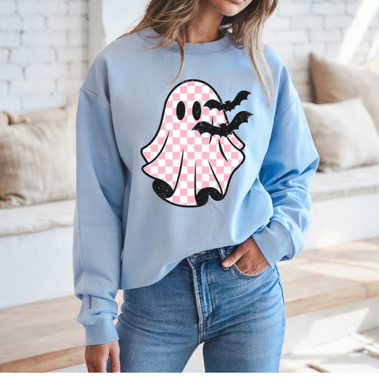 Checkered Ghost Sweatshirt