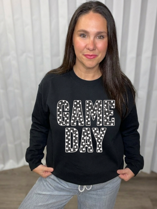 Polka Dot Game Day Sweatshirt