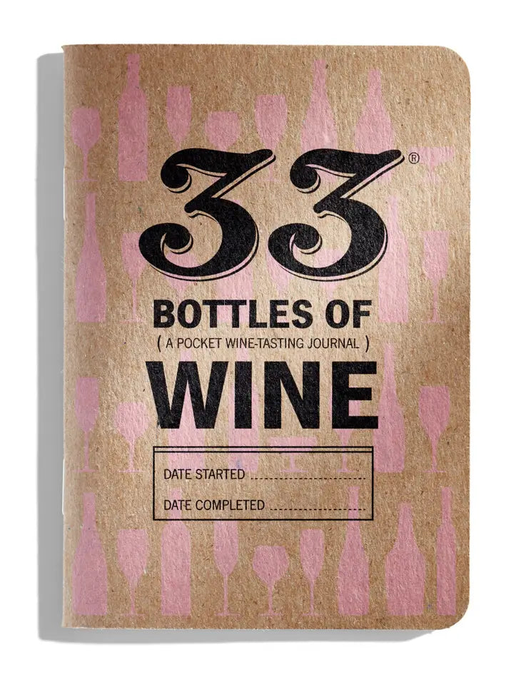 33 Bottles of Wine Tasting Notebook MadreForte LLC