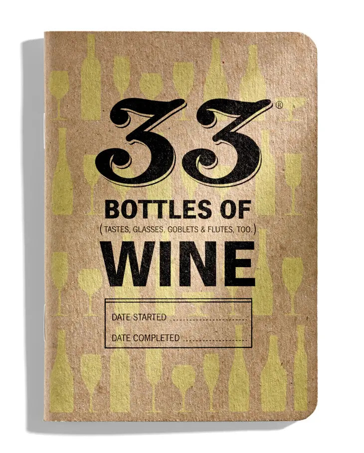 33 Bottles of Wine Tasting Notebook MadreForte LLC