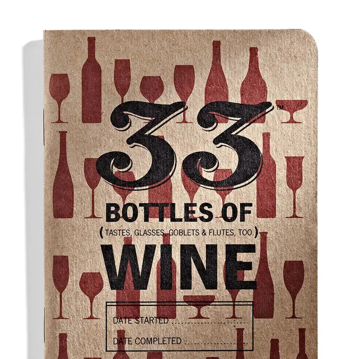 33 Bottles of Wine Tasting Notebook MadreForte LLC