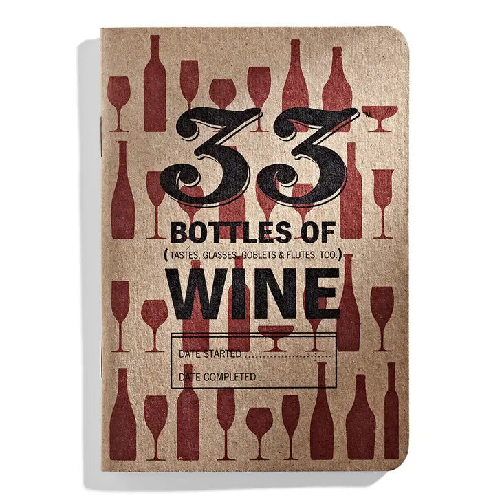 33 Bottles of Wine Tasting Notebook MadreForte LLC