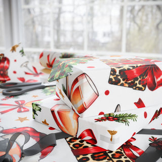 Merry & Unhinged Christmas Wrapping Paper | Funny Holiday Gift Wrap