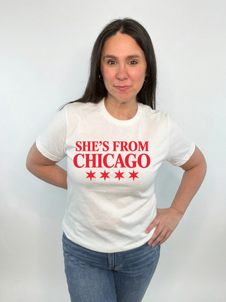 She's From Chicago Tee