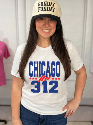 Chicago Bold Blue-Red Tee